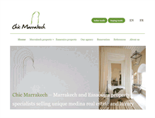 Tablet Screenshot of chic-marrakech.com